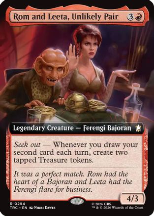 Rom and Leeta, Unlikely Pair (Extended Art) [Commander: Star Trek]