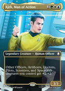Kirk, Man of Action (Borderless) [Commander: Star Trek] Foil
