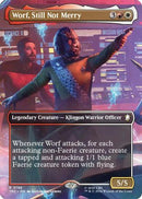 Worf, Still Not Merry (Borderless) [Commander: Star Trek]