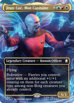 Jean-Luc, Mon Capitaine (Borderless) [Commander: Star Trek] Foil