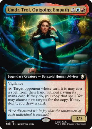 Cmdr. Troi, Outgoing Empath (Extended Art) [Commander: Star Trek]