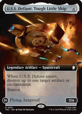 U.S.S. Defiant, Tough Little Ship (Extended Art) [Commander: Star Trek]