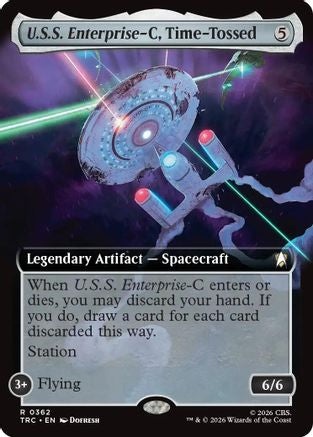 U.S.S. Enterprise-C, Time-Tossed (Extended Art) [Commander: Star Trek]