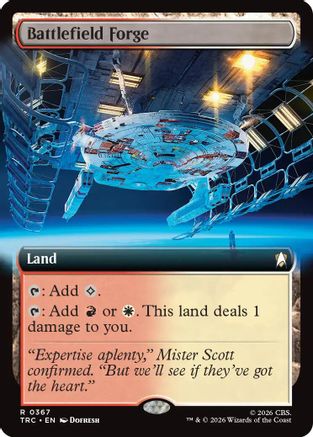 Battlefield Forge (Extended Art) [Commander: Star Trek]
