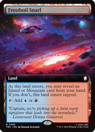 Frostboil Snarl (Extended Art) [Commander: Star Trek]