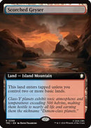 Scorched Geyser (Extended Art) [Commander: Star Trek]