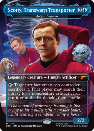 Scotty, Transwarp Transporter - Arcum Dagsson (Borderless) [Star Trek: Stardates] Foil