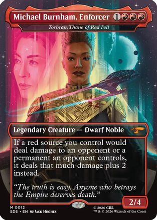 Michael Burnham, Enforcer - Torbran, Thane of Red Fell (Borderless) [Star Trek: Stardates] Foil
