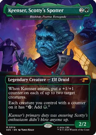Keenser, Scotty's Spotter - Rishkar, Peema Renegade (Borderless) [Star Trek: Stardates] Foil