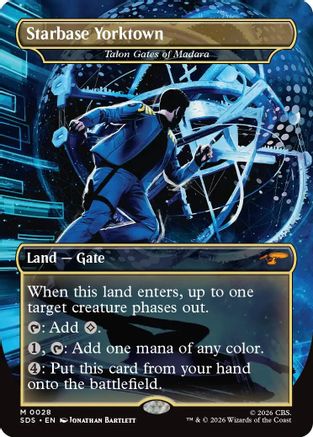 Starbase Yorktown - Talon Gates of Madara (Borderless) [Star Trek: Stardates] Foil