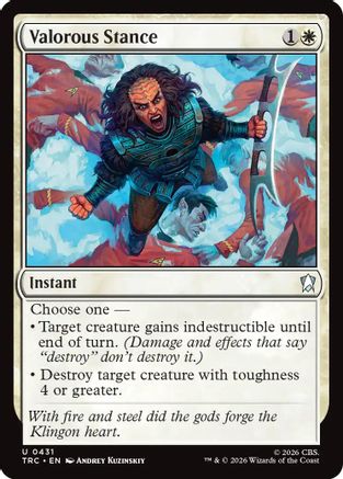 Valorous Stance [Commander: Star Trek]