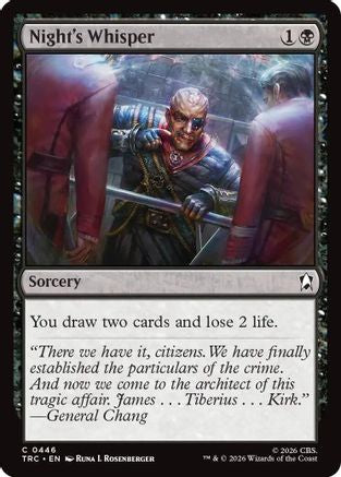 Night's Whisper (Surge Foil) [Commander: Star Trek] Foil