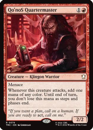 Qo'noS Quartermaster (Surge Foil) [Commander: Star Trek] Foil