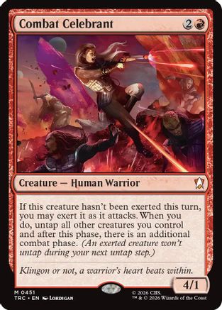 Combat Celebrant (Surge Foil) [Commander: Star Trek] Foil