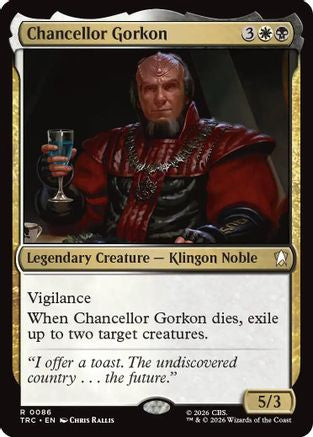 Chancellor Gorkon (Surge Foil) [Commander: Star Trek] Foil