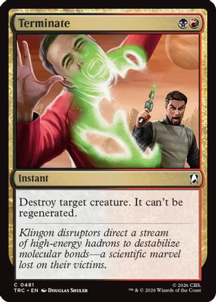 Terminate (Surge Foil) [Commander: Star Trek] Foil