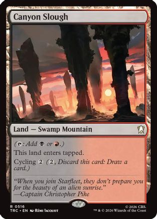 Canyon Slough (Surge Foil) [Commander: Star Trek] Foil