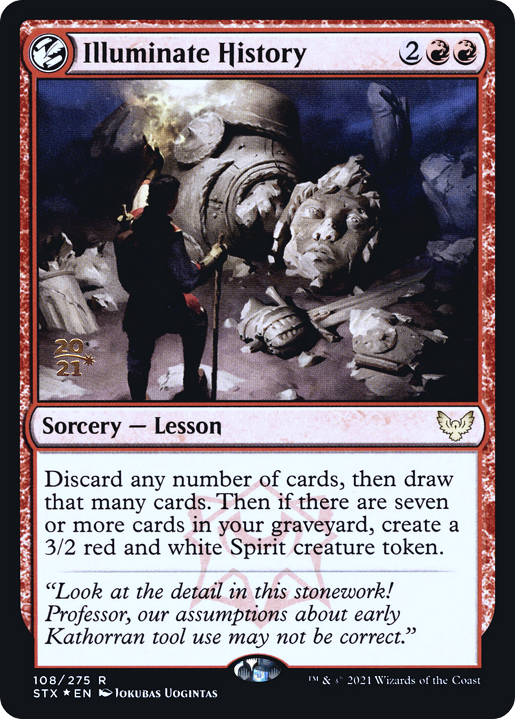 Illuminate History: (lesson) [Strixhaven: School of Mages Promos] Foil
