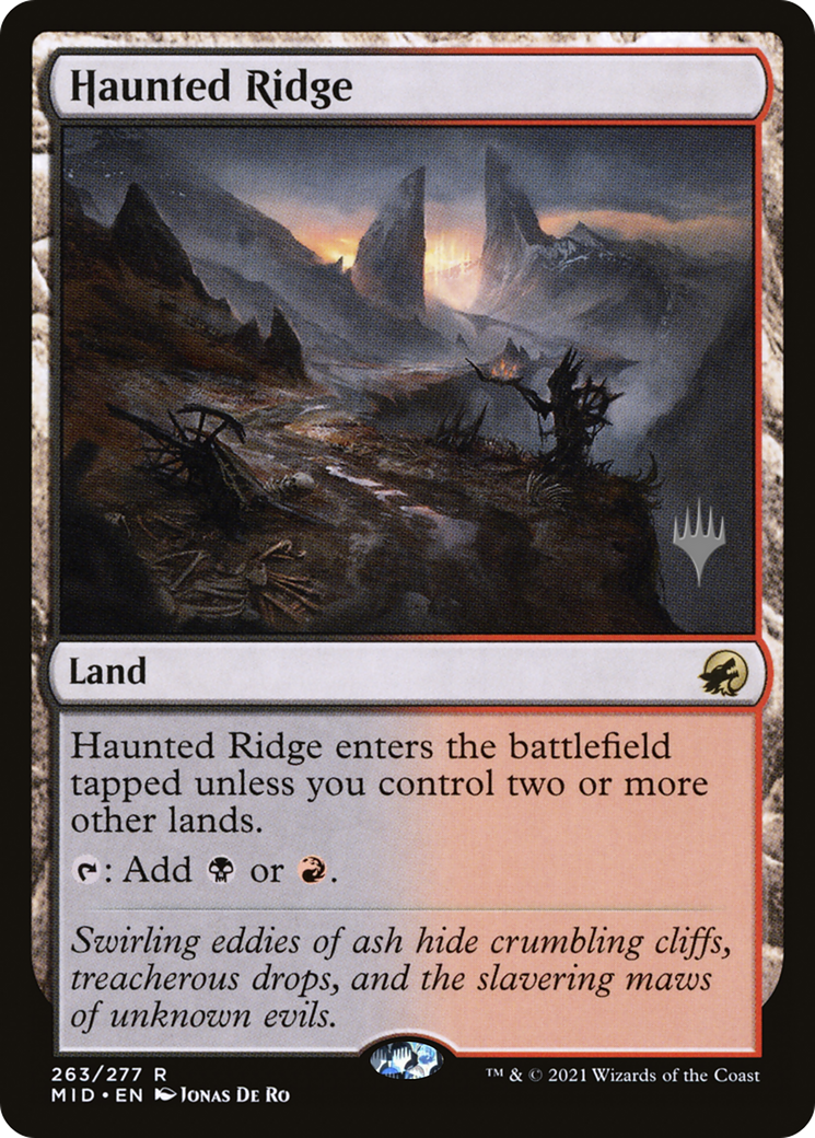 Haunted Ridge [Innistrad: Midnight Hunt Promos]