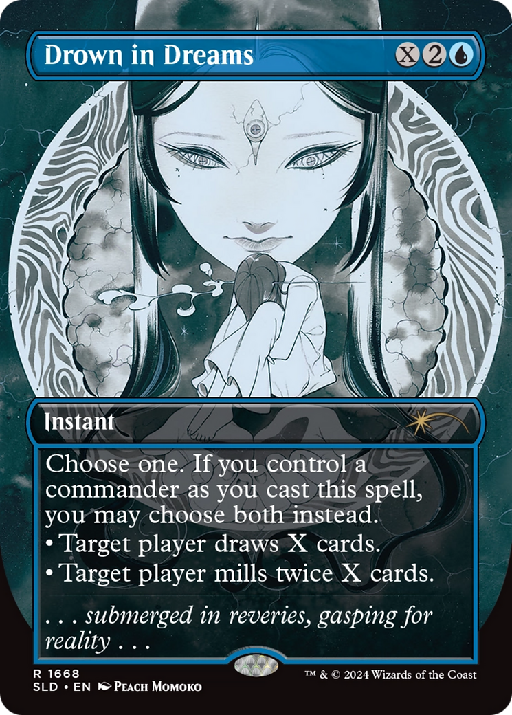 Drown in Dreams (SLD-1668) - Secret Lair Drop (Borderless) Foil