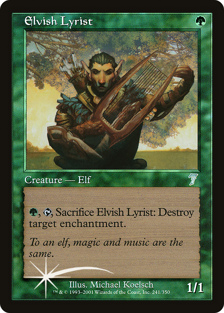 Elvish Lyrist [Seventh Edition]