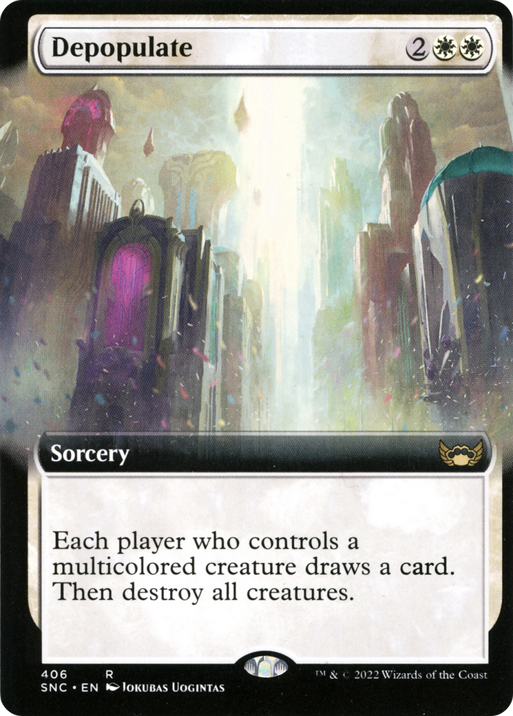 Depopulate (Extended Art) - Streets of New Capenna: (Extended Art)