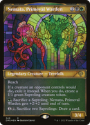 Nemata, Primeval Warden (Textured Foil) - [Dominaria United]: (Showcase) Foil