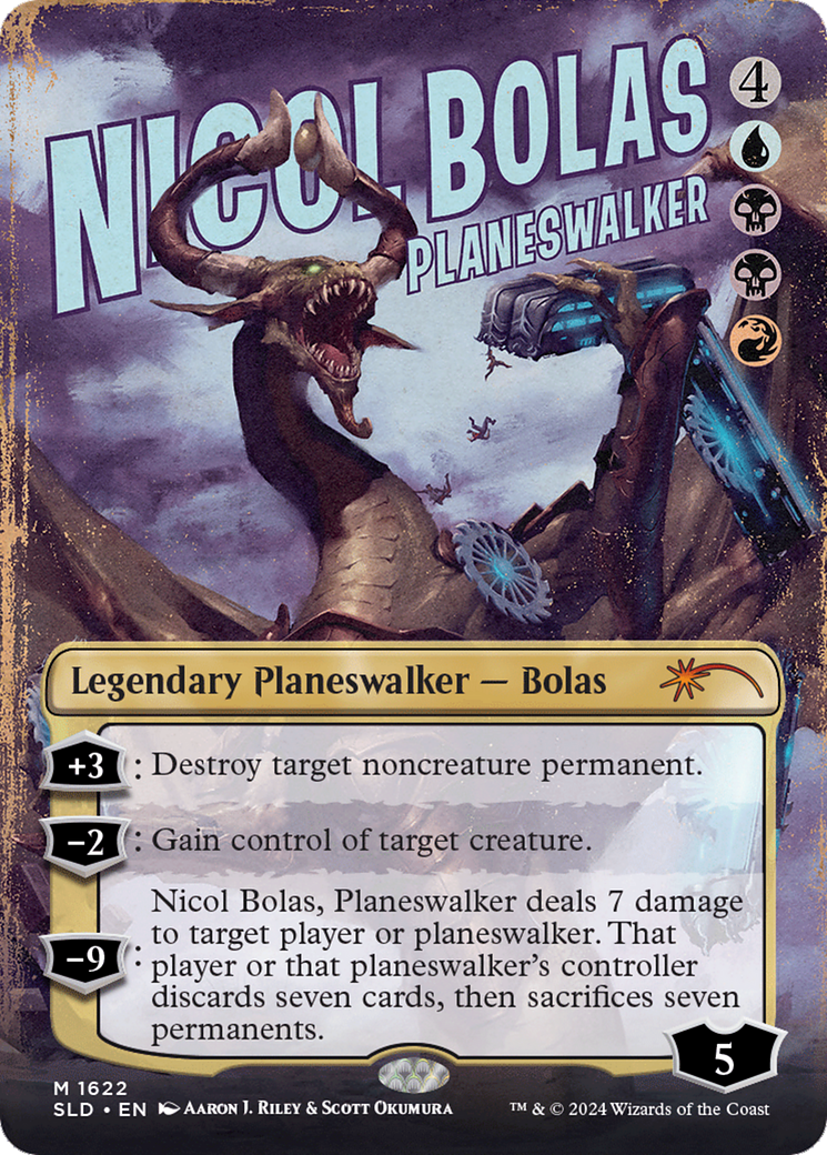 Nicol Bolas, Planeswalker [Secret Lair Drop] (Borderless)