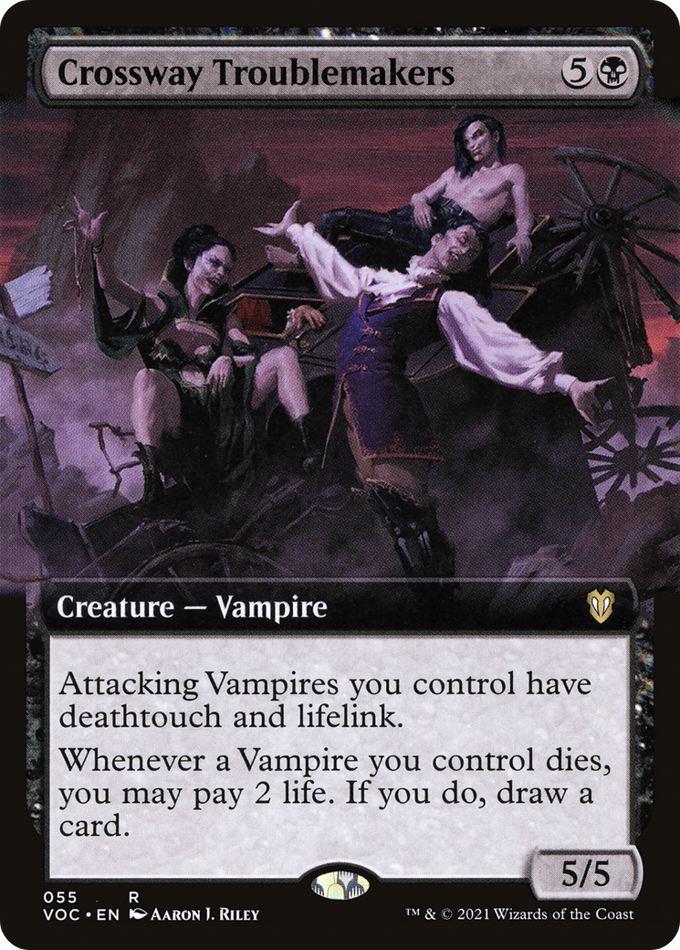 Crossway Troublemakers (Extended Art): (Extended Art) [Crimson Vow Commander]