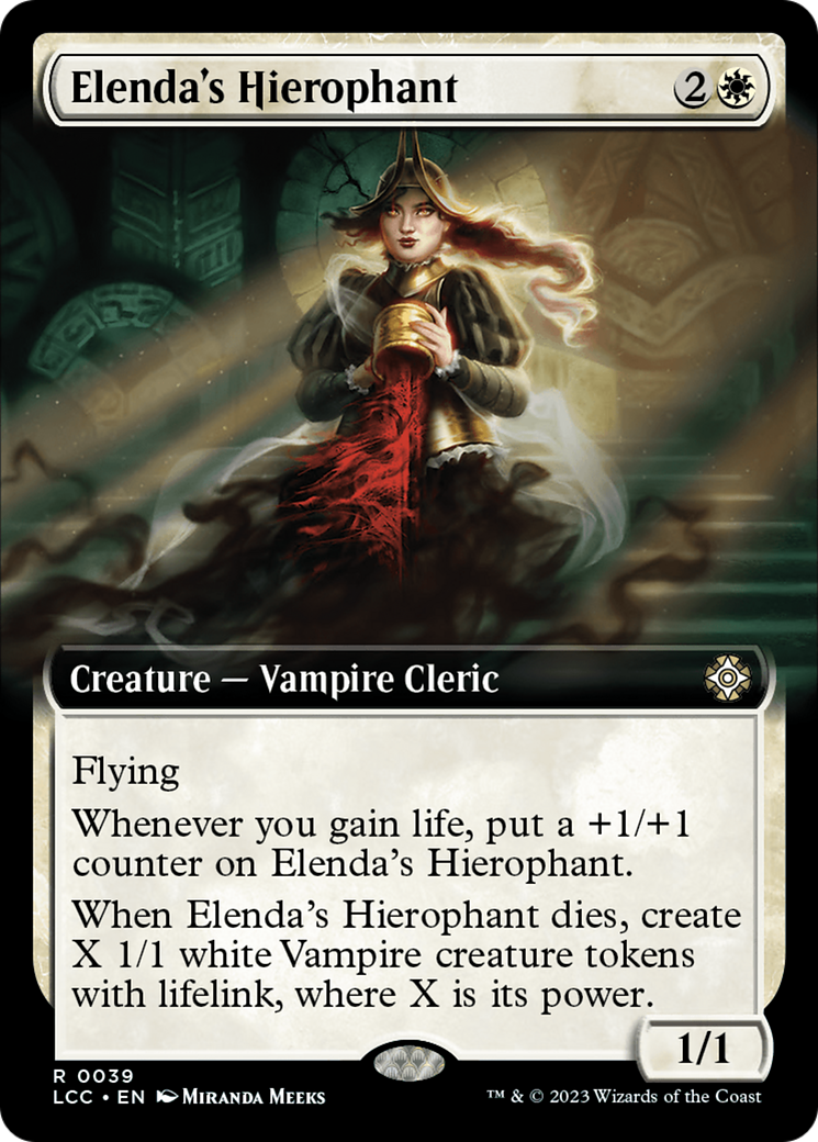 Elenda's Hierophant (Extended Art): (Extended Art) [The Lost Caverns of Ixalan Commander]