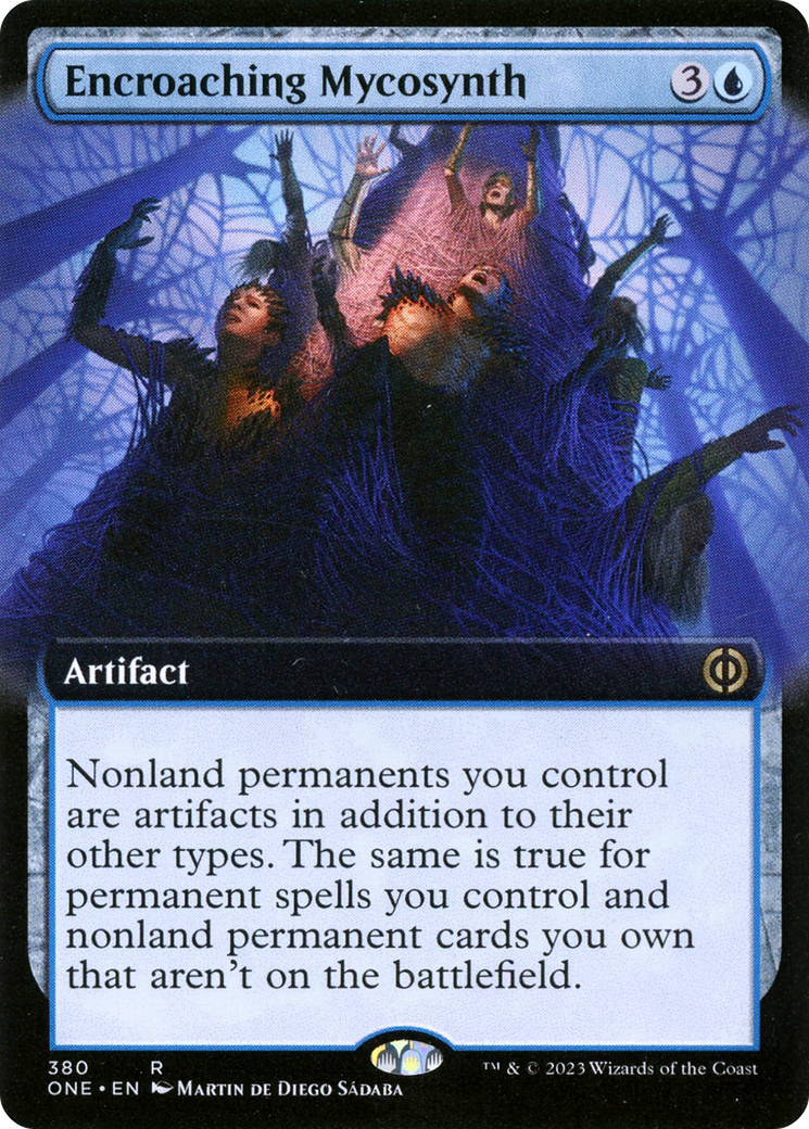 Encroaching Mycosynth (Extended Art): (Extended Art) [Phyrexia: All Will Be One]