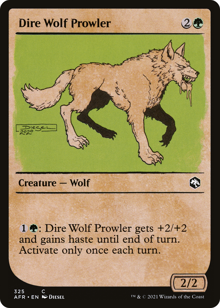 Dire Wolf Prowler (Showcase): (Showcase) [Adventures in the Forgotten Realms]