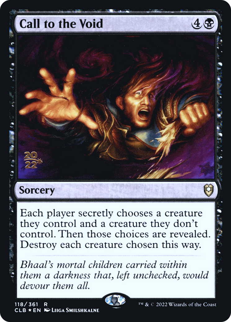 Call to the Void - Battle for Baldur's Gate Promos Foil