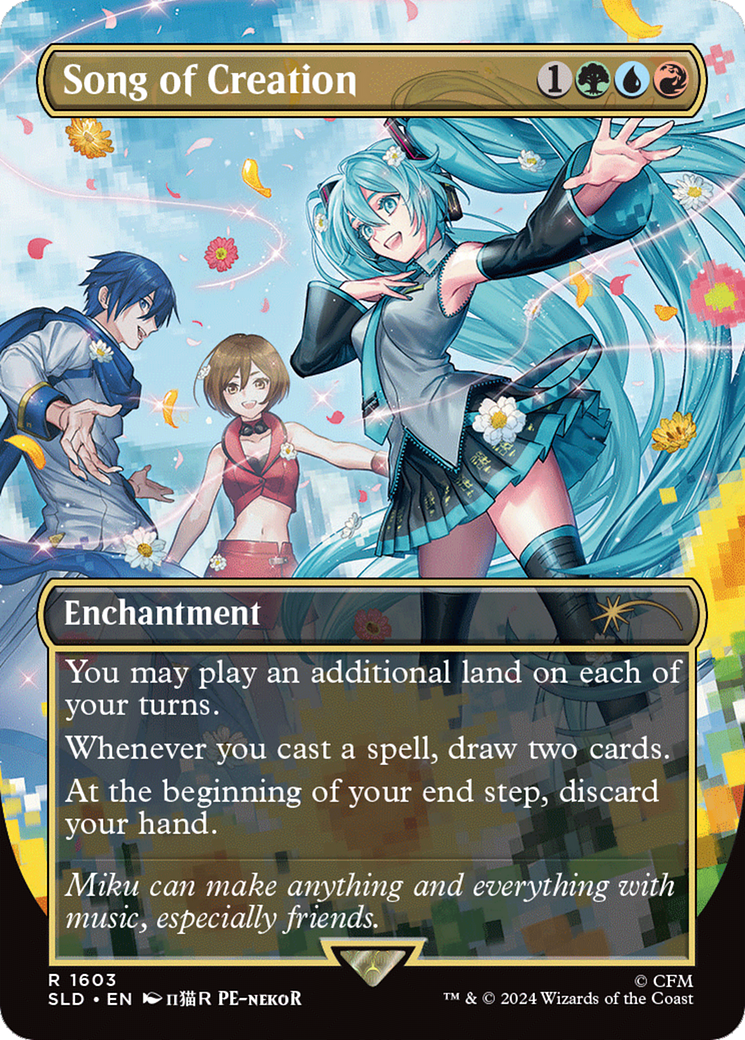 Song of Creation [Secret Lair Drop] (Borderless)