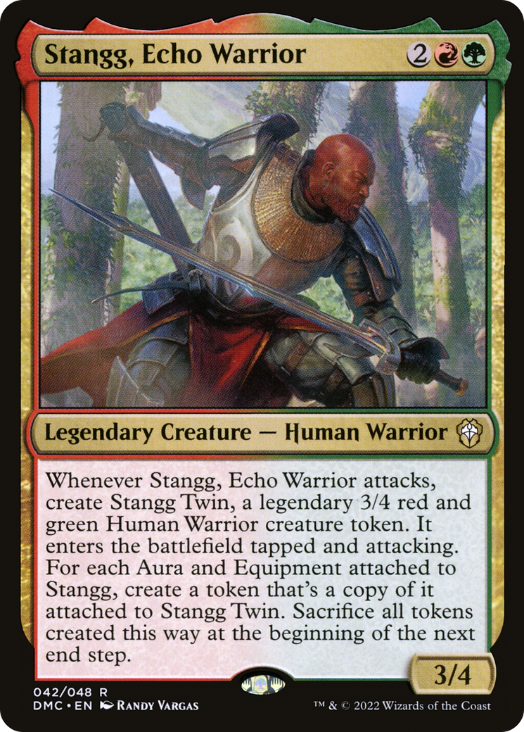 Stangg, Echo Warrior - [Dominaria United Commander]