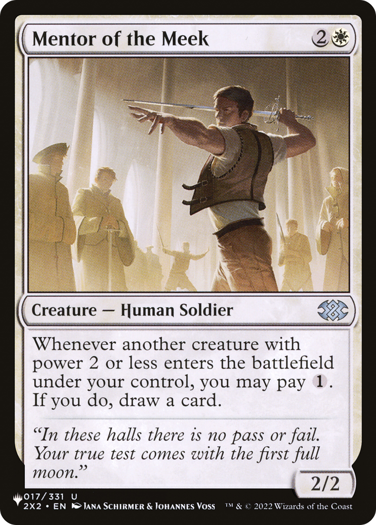 Mentor of the Meek - [The List]