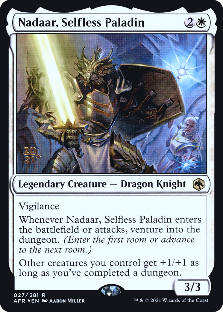 Nadaar, Selfless Paladin [Adventures in the Forgotten Realms Promos] Foil
