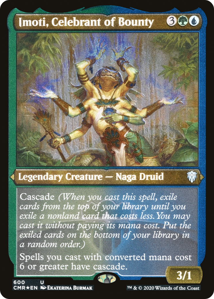 Imoti, Celebrant of Bounty (Foil Etched) [Commander Legends] Foil