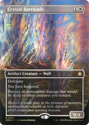 Crystal Barricade (Borderless) (Mana Foil) [Foundations] Foil