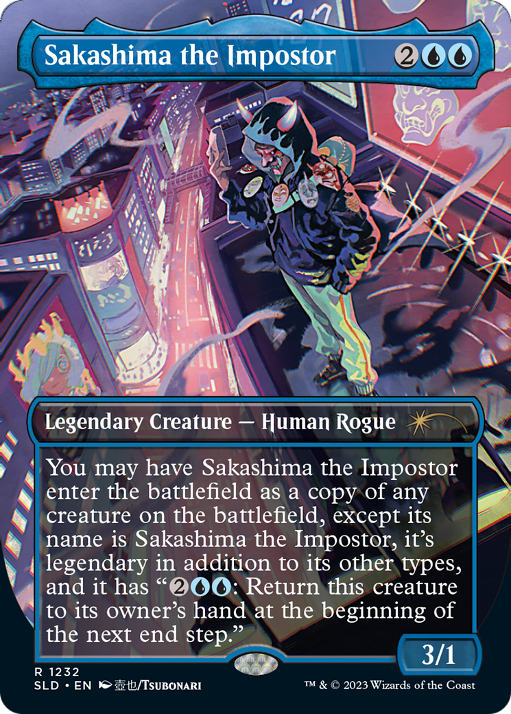 Sakashima the Impostor [Secret Lair Drop] (Borderless)