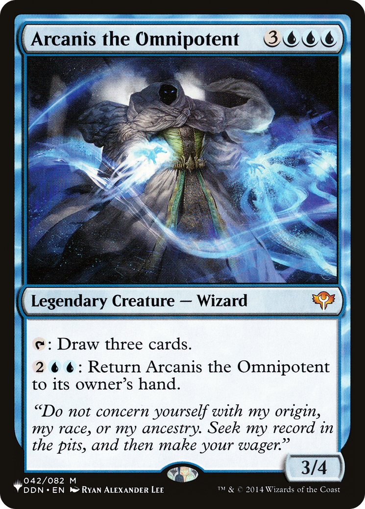 Arcanis the Omnipotent - The List