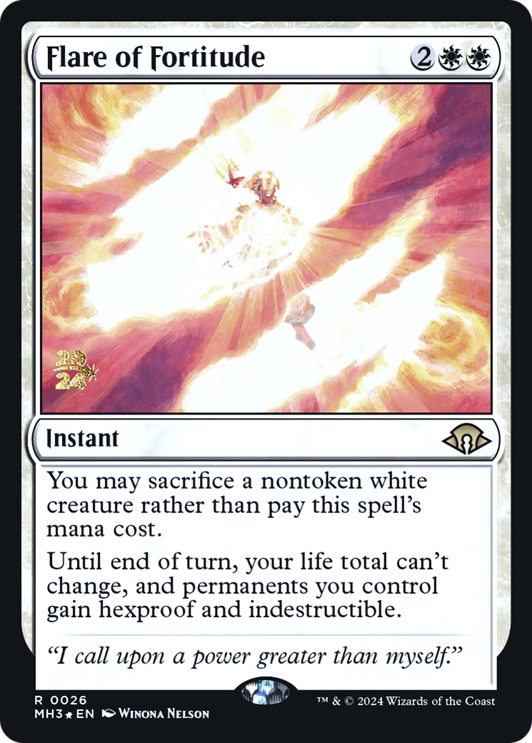 Flare of Fortitude [Modern Horizons 3 Promos] Foil