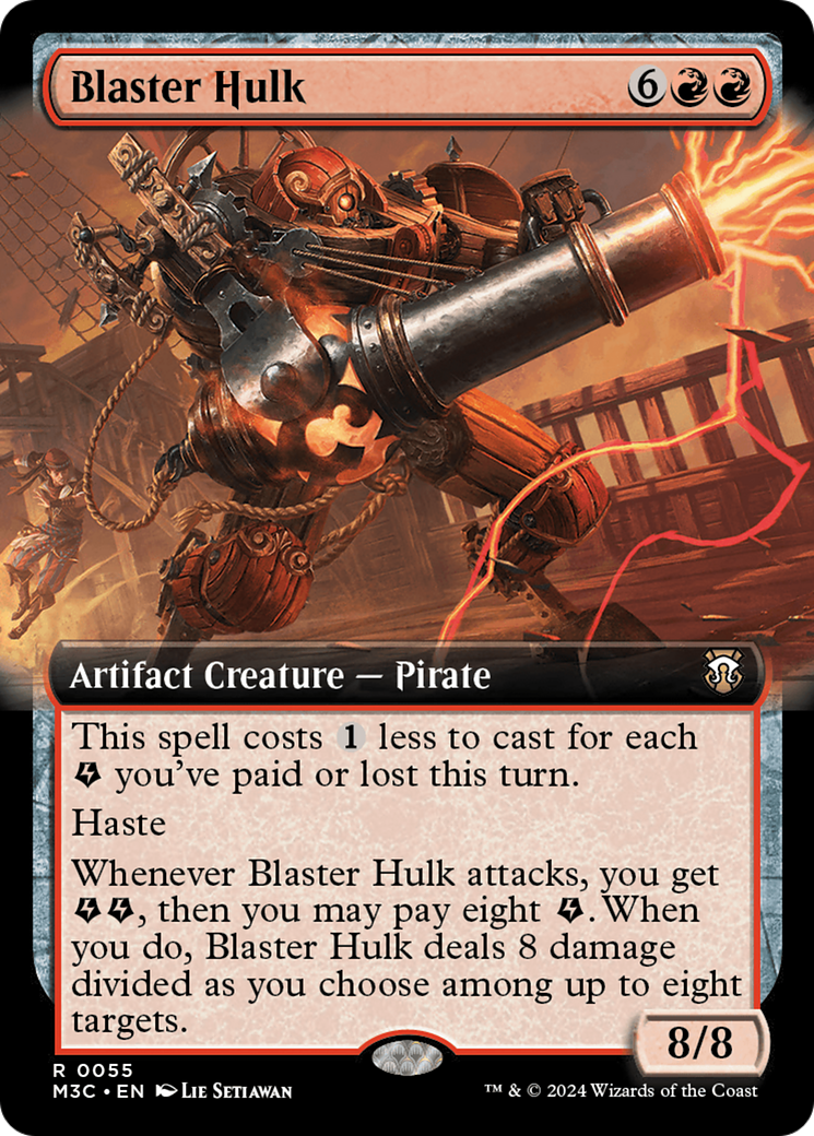 Blaster Hulk (Extended Art) - Modern Horizons 3 Commander: (Extended Art)