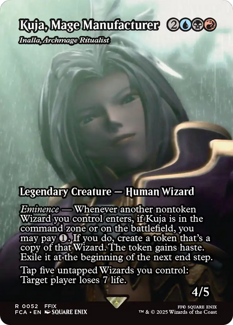Kuja, Mage Manufacturer - Inalla, Archmage Ritualist (Showcase) - [FINAL FANTASY: Through the Ages] / Kuja, Mage Manufacturer (Borderless)