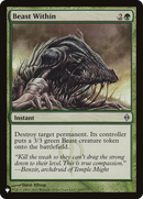 Beast Within (NPH) - The List