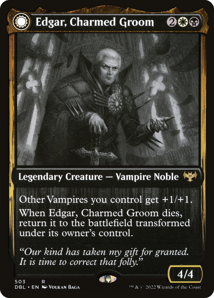 Edgar, Charmed Groom: (Double Faced Transform) [Innistrad: Double Feature]