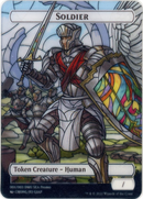 Soldier Token [SEA Exclusive] - [Dominaria United Southeast Asia Tokens]: (Full Art)