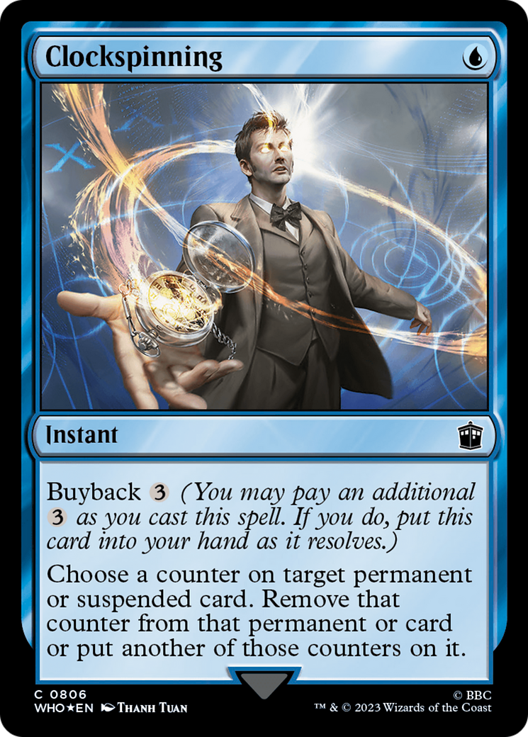 Clockspinning (Surge Foil) [Doctor Who] Foil