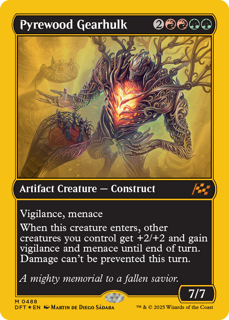 Pyrewood Gearhulk (First-Place Foil) [Aetherdrift] Foil
