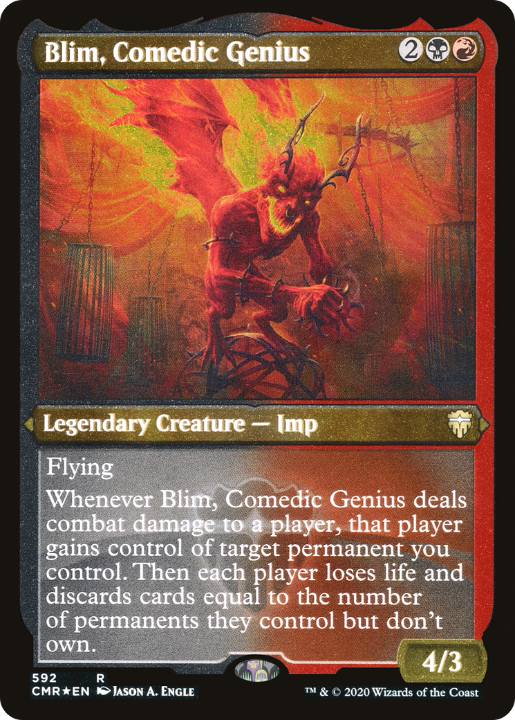 Blim, Comedic Genius (Foil Etched) - Commander Legends Foil
